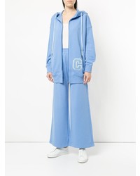 hellblauer Pullover mit einer Kapuze von CK Calvin Klein