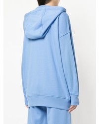 hellblauer Pullover mit einer Kapuze von CK Calvin Klein