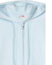hellblauer Pullover mit einer Kapuze von Levi's