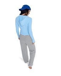 hellblauer Pullover mit einer Kapuze von Roxy
