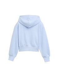 hellblauer Pullover mit einer Kapuze von Tom Tailor