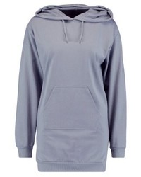 hellblauer Pullover mit einer Kapuze von Topshop
