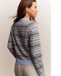 hellblauer Pullover mit Norwegermuster von NEXT
