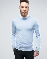 hellblauer Pullover von Asos