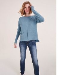 hellblauer Pullover von Heine