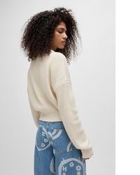 hellblauer Pullover von HUGO Blue