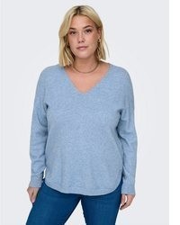 hellblauer Pullover von ONLY CARMAKOMA