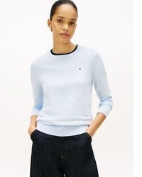hellblauer Pullover von Tommy Hilfiger