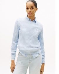 hellblauer Pullover von Tommy Hilfiger