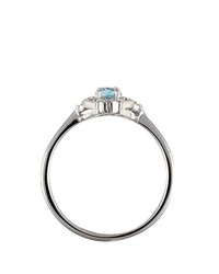 hellblauer Ring von Esse Marcasite