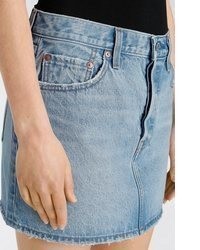 hellblauer Rock von Levi's