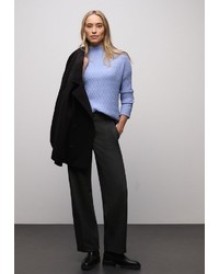 hellblauer Rollkragenpullover von STREET ONE