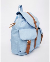 hellblauer Rucksack von Herschel