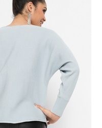hellblauer Strick Pullover von bonprix