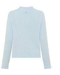 hellblauer Strick Pullover von BOSS ORANGE
