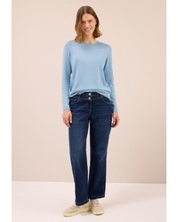 hellblauer Strick Pullover von Cecil