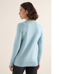 hellblauer Strick Pullover von Cecil