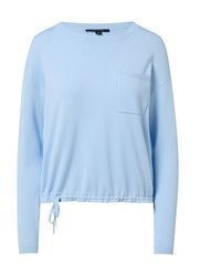 hellblauer Strick Pullover von Comma