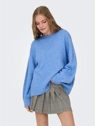 hellblauer Strick Pullover von Jdy
