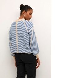 hellblauer Strick Pullover von Kaffe