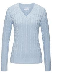 hellblauer Strick Pullover von Lascana