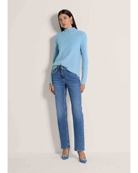 hellblauer Strick Pullover von Madeleine