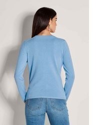 hellblauer Strick Pullover von Madeleine