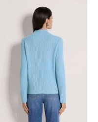 hellblauer Strick Pullover von Madeleine