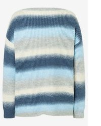 hellblauer Strick Pullover von More & More