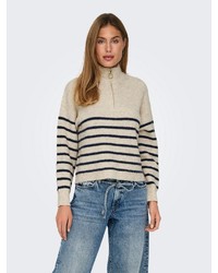 hellblauer Strick Pullover von Only