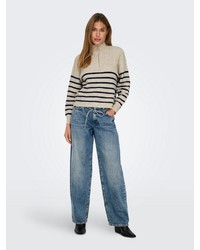 hellblauer Strick Pullover von Only
