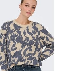 hellblauer Strick Pullover von Only