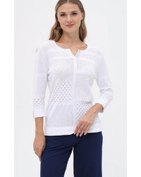 hellblauer Strick Pullover von Passioni