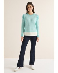 hellblauer Strick Pullover von STREET ONE