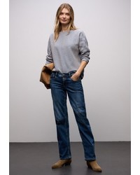 hellblauer Strick Pullover von STREET ONE