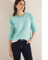 hellblauer Strick Pullover von STREET ONE