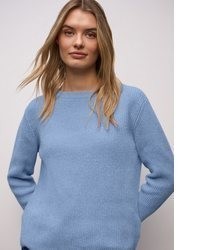 hellblauer Strick Pullover von STREET ONE