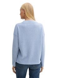 hellblauer Strick Pullover von Tom Tailor