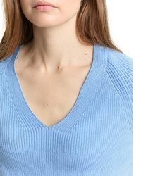 hellblauer Strick Pullover von Tom Tailor