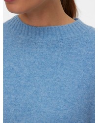 hellblauer Strick Pullover von Vero Moda