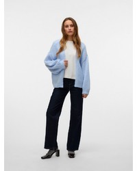 hellblauer Strick Pullover von Vero Moda