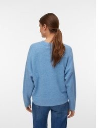 hellblauer Strick Pullover von Vero Moda