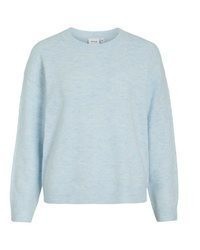 hellblauer Strick Pullover von Vila