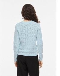 hellblauer Strick Pullover von Vila