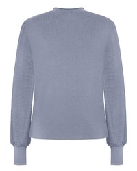 hellblauer Strick Pullover von Zero