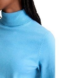 hellblauer Strick Rollkragenpullover von Marc O'Polo Denim