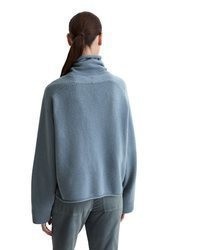 hellblauer Strick Rollkragenpullover von Marc O'Polo