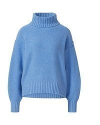 hellblauer Strick Rollkragenpullover von s.Oliver