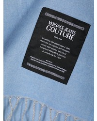 hellblauer Strick Schal von VERSACE JEANS COUTURE