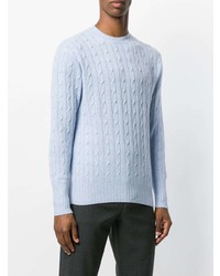 hellblauer Strickpullover von N.Peal